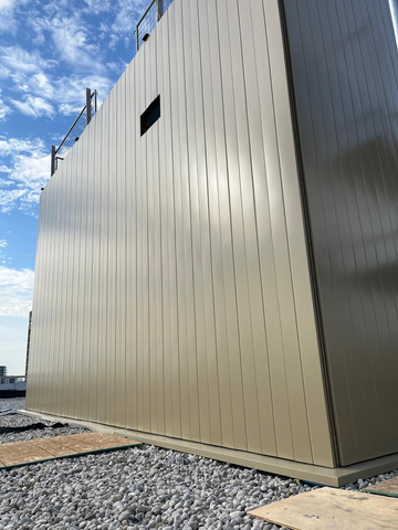 The Kingsway metal cladding