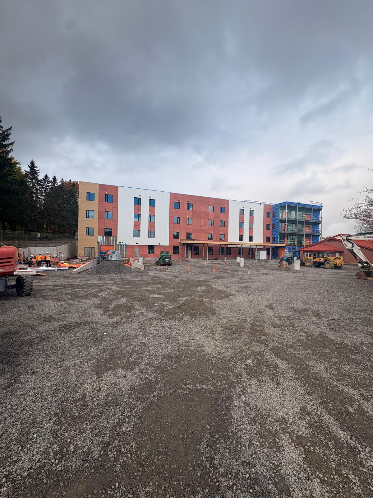 Sherwood Park Manor Nursing Home exterior cladding