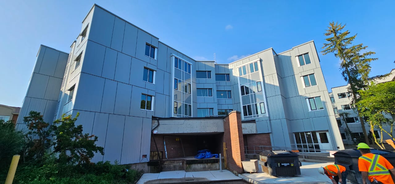 UFG Campus Guelph exterior metal cladding